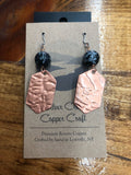 SILVER CREEK COPPER EARRINGS MEDIUM SIZED