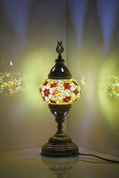 Turkish Moroccan Mosaic Glass Lamp