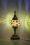 Turkish Moroccan Mosaic Glass Lamp