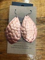 SILVER CREEK COPPER EARRING TEARDROP INSPIRED