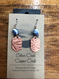 SILVER CREEK COPPER EARRINGS SMALL SIZED