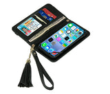 CELL PHONE WALLET: RFID Wallet with Wristlet, 6 Colors