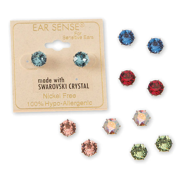 Faceted Color Stone Earring