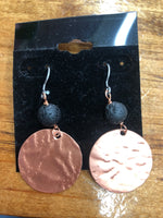 SILVER CREEK COPPER EARRINGS MEDIUM SIZED