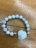 Heart Stone Bracelet