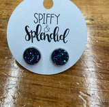 Earring Druzy Stud 10mm