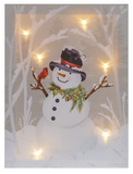 Nature's Noel Light Up Canvas Plaques