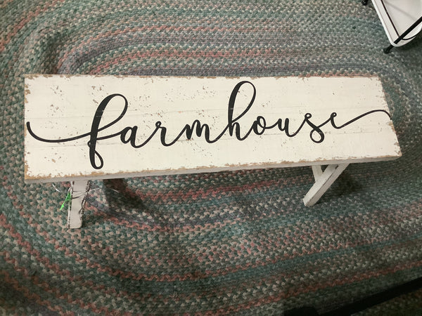 Farmhouse bench