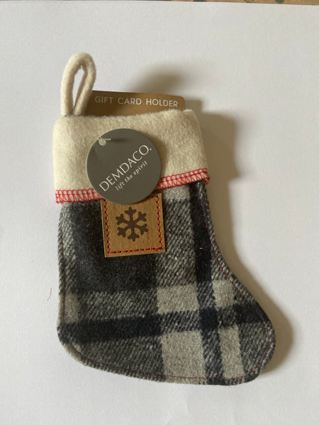 STOCKING GIFT CARD HOLDER