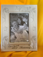 Photo frame: 25th Anniversary assorted