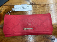 WALLET SNAKESKIN/CROSSBODY IN 6 ASSORTED COLORS