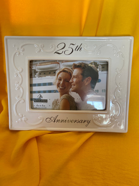 Photo frame: 25th Anniversary assorted