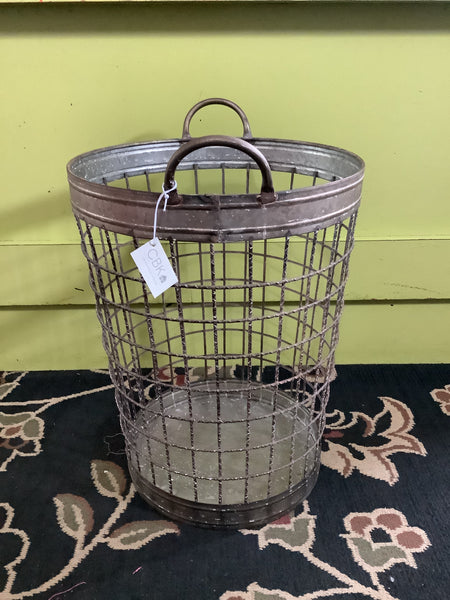 Galvanized Basket